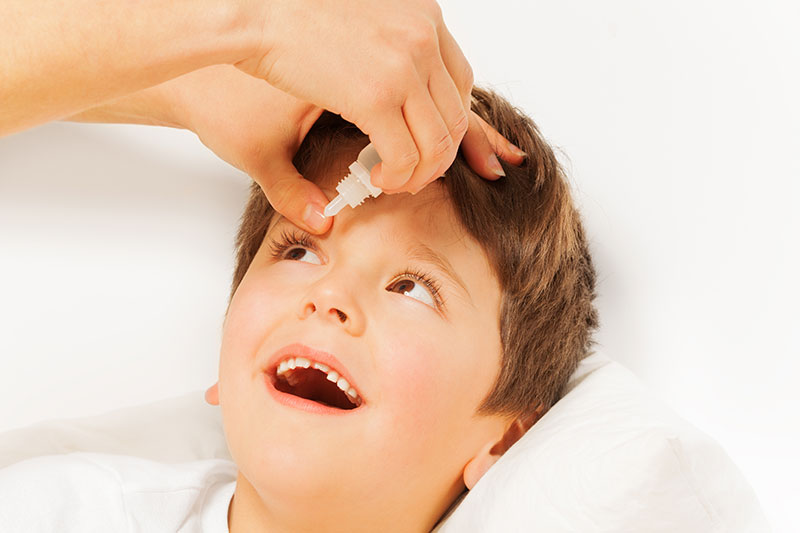Atropine drop therapy